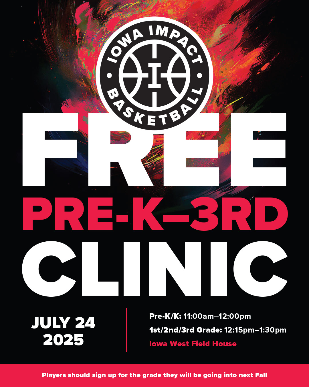 iowa impact free pre-k-3rd clinic